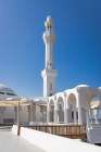 Saudi Arabia, Mecca Province, Jeddah. The Al-Ramah mosque on the waterfront of Jeddah. Art Print